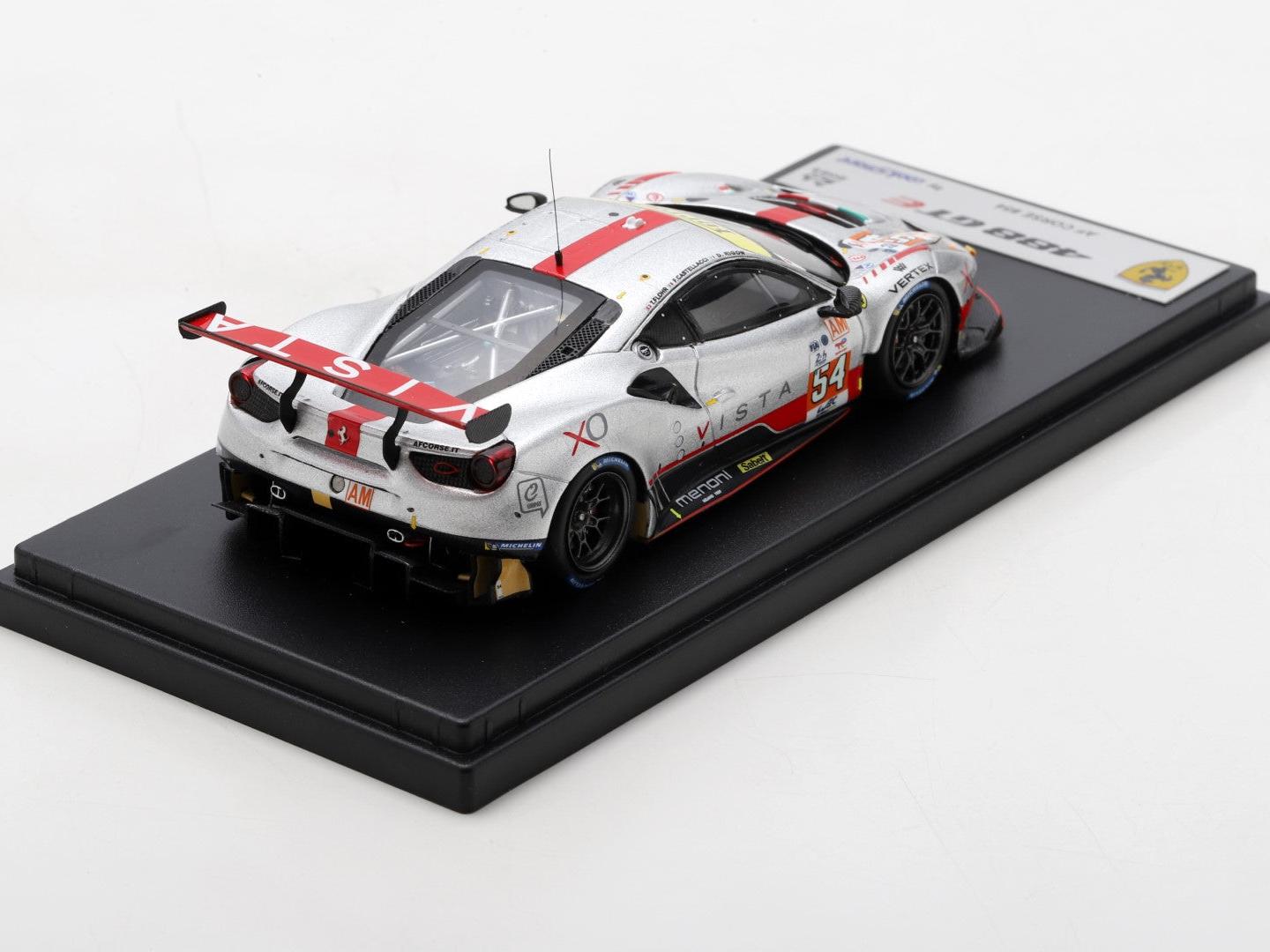 Ferrari 488 GTE EVO #54 AF Corse 24H Le Mans 2023 Flohr/Castellacci/Rigon 1:43 Scale Looksmart Resin Model Car