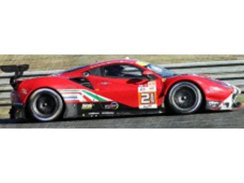 Ferrari 488 GTE EVO AF Corse 24H Le Mans 2022 #21 Mann/Ulrich/Vilander 1:43 Scale Resin Car – Looksmart-Looksmart-Diecast Model Centre