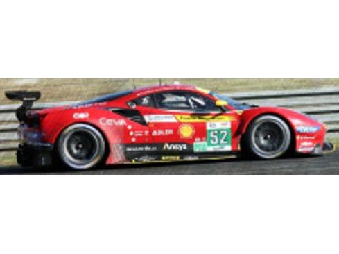 Ferrari 488 GTE EVO AF Corse 24H Le Mans 2022 3rd LMGTE Pro #52 Molina/Fuoco/Rigon 1:43 Scale Resin Car – Looksmart-Looksmart-Diecast Model Centre