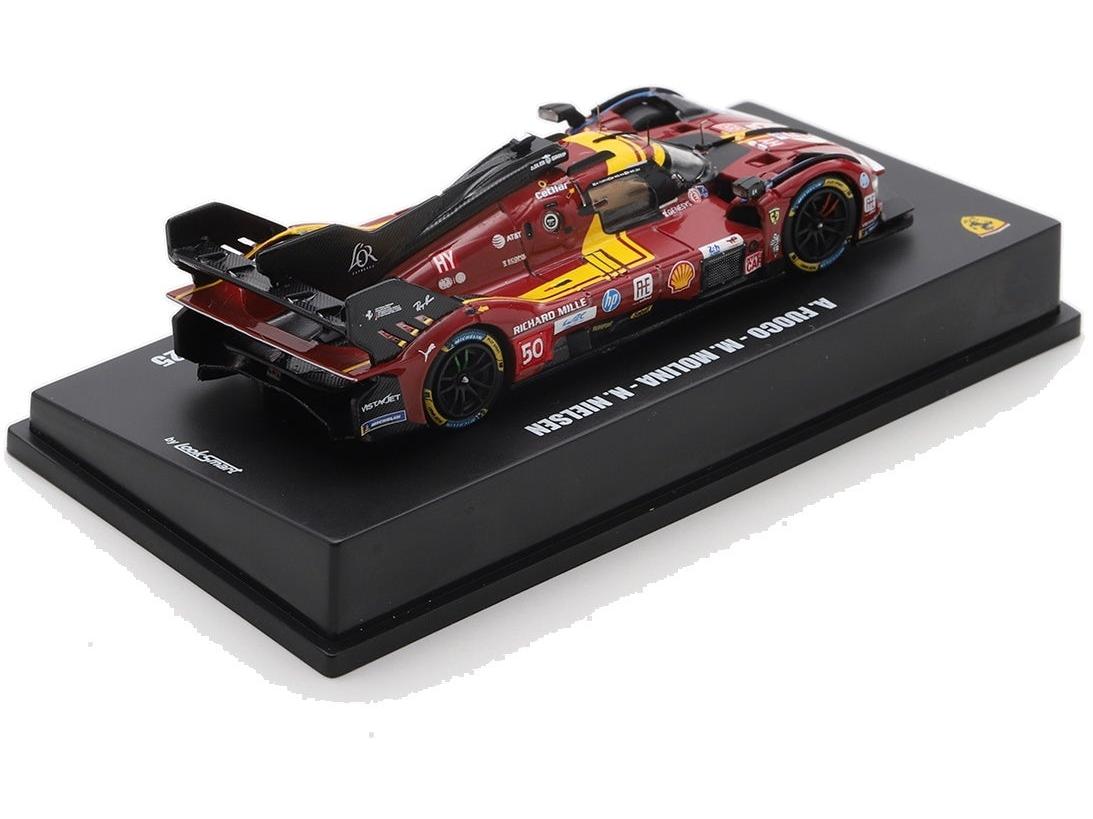 Ferrari 499P #50 AF Corse Le Mans 24H 2025 A. Fuoco/N. Nielsen/M. Molina 1:64 Scale Diecast Model Car – Looksmart-Looksmart-Diecast Model Centre