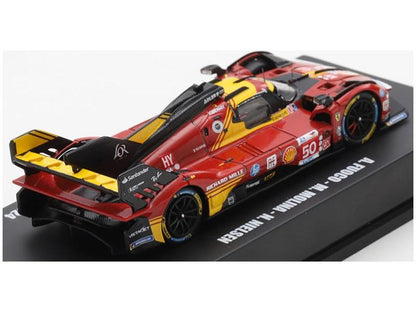 Ferrari 499P #50 AF Corse Winner Le Mans 24H 2024 A. Fuoco/M. Molina/N. Nielsen 1:64 Scale Diecast Model Car – Looksmart-Looksmart-Diecast Model Centre