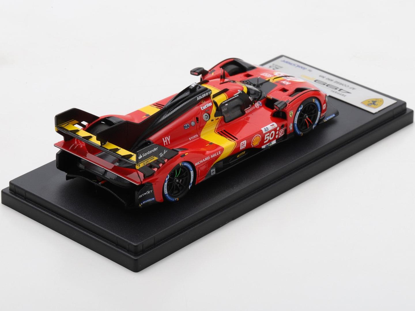 Ferrari 499P #50 Ferrari AF Corse 5th 24H Le Mans 2023 Fuoco/Molina/Nielsen 1:43 Scale Looksmart Resin Model Car