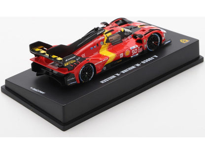 Ferrari 499P #50 Ferrari AF Corse 5th Le Mans 24H 2023 Fuoco/Molina/Nielsen 1:64 Scale Diecast Model Car – Looksmart-Looksmart-Diecast Model Centre