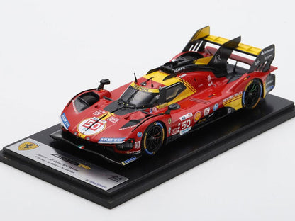 Ferrari 499P #50 Ferrari AF Corse Winner Le Mans 24H 2024 Fuoco/Molina/Nielsen 1:43 Scale Looksmart Resin Model Car