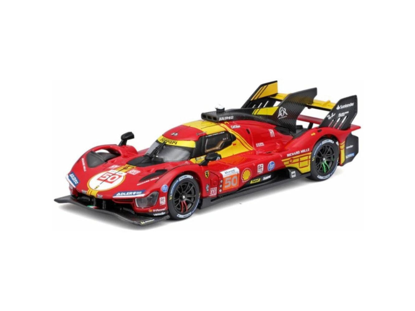 Ferrari 499P #50 Fuoco/Molina/Nielsen Winner Le Mans 24H 2024 1:43 Scale Bburago Diecast Model
