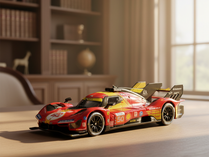 Ferrari 499P #50 Fuoco/Molina/Nielsen Winner Le Mans 24H 2024 1:43 Scale Bburago Diecast Model