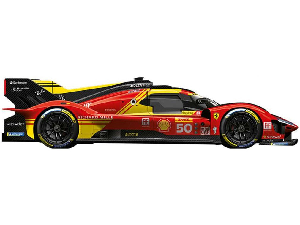 Ferrari 499P #50 Winner Le Mans 24H 2024 Fuoco/Molina/Nielsen - 1:18 Scale Model Car-Bburago-Diecast Model Centre