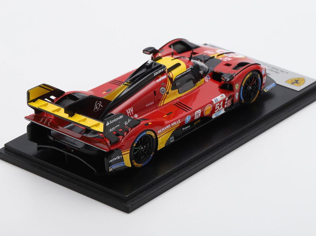 Ferrari 499P #51 Ferrari AF Corse 3rd Le Mans 24H 2024 Guidi/Calado/Giovinazzi 1:43 Scale Looksmart Resin Model Car