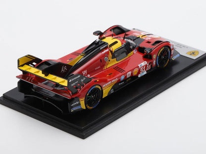 Ferrari 499P #51 Ferrari AF Corse 3rd Le Mans 24H 2024 Guidi/Calado/Giovinazzi 1:43 Scale Looksmart Resin Model Car