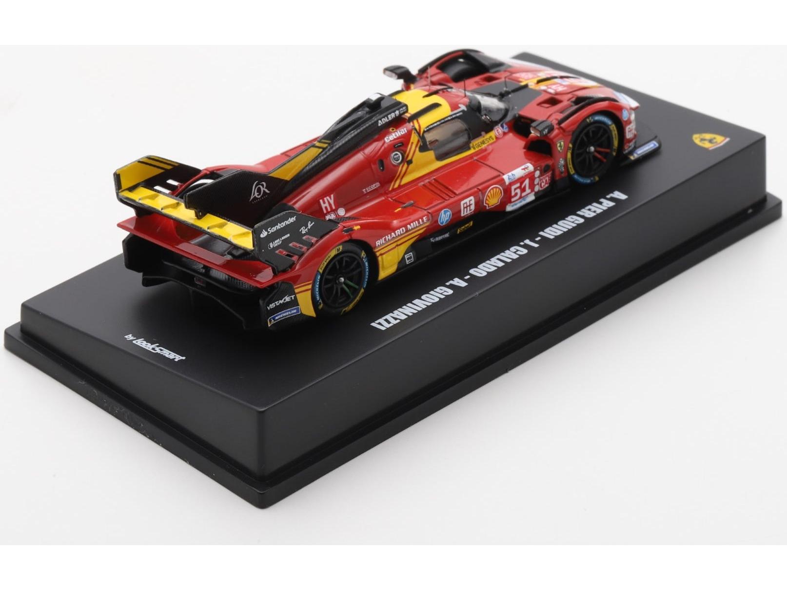 Ferrari 499P #51 Ferrari AF Corse 3rd Le Mans 24H 2024 Pier Guidi/Calado/Giovinazzi 1:64 Scale Diecast Model Car – Looksmart-Looksmart-Diecast Model Centre