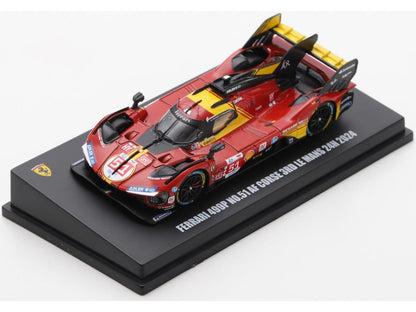 Ferrari 499P #51 Ferrari AF Corse 3rd Le Mans 24H 2024 Pier Guidi/Calado/Giovinazzi 1:64 Scale Diecast Model Car – Looksmart-Looksmart-Diecast Model Centre