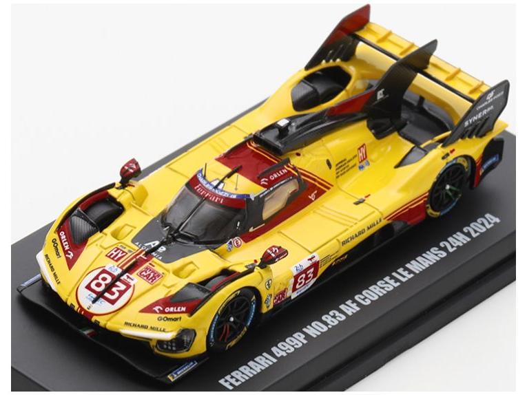 Ferrari 499P #83 AF Corse Le Mans 24 Hours Winner 2024 (Kubica/Shwartzman/Ye) 1:64 Looksmart Diecast Model-Looksmart-Diecast Model Centre