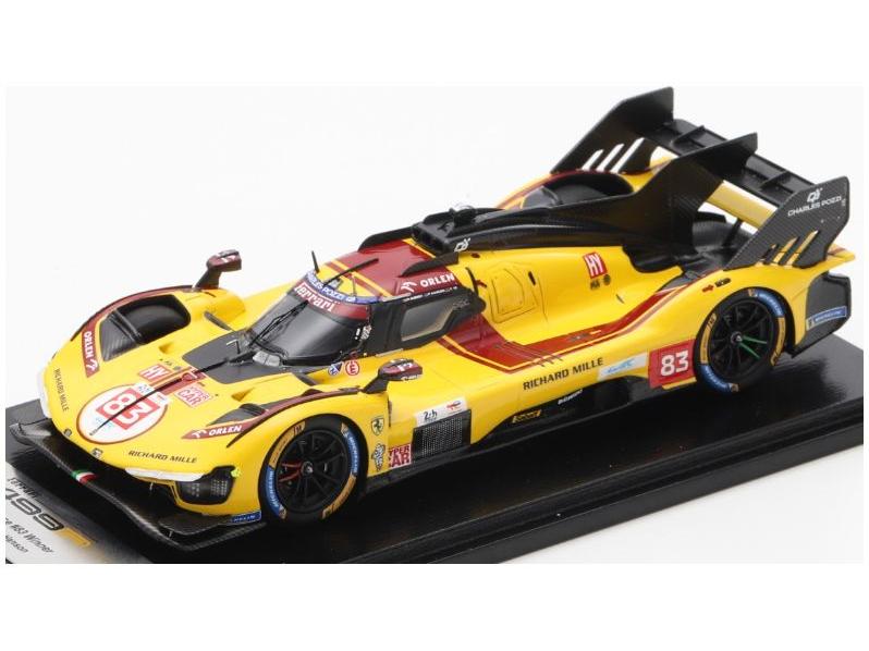 Ferrari 499P #83 AF Corse Winner Le Mans 24H 2025 R. Kubica/Y. Ye/P. Hanson 1:43 Scale Looksmart Resin Model Car-Looksmart-Diecast Model Centre
