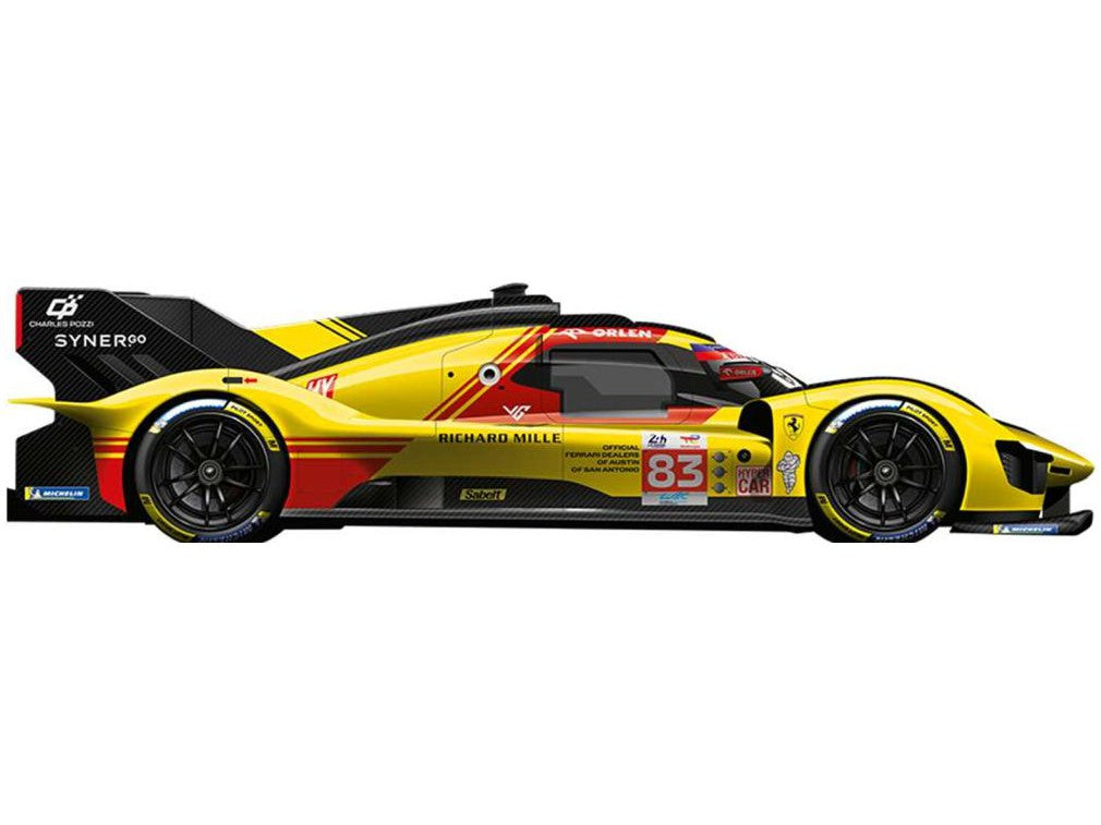 Ferrari 499P #83 Le Mans 24H 2024 Kubica/Shwartzman/Ye - 1:18 Scale Model Car-Bburago-Diecast Model Centre