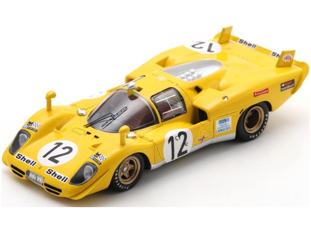 Ferrari 512 S #12 5th Le Mans 24H 1970 H. de Fierlant/A. Walker 1:43 Scale Looksmart Resin Replica-Looksmart-Diecast Model Centre