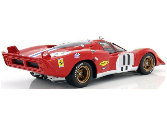 Ferrari 512S #11 4th 24H Le Mans 1970 Bucknum/Posey (Resin Collection) 1:18 Scale Werk83 Diecast Model Car-Werk83-Diecast Model Centre