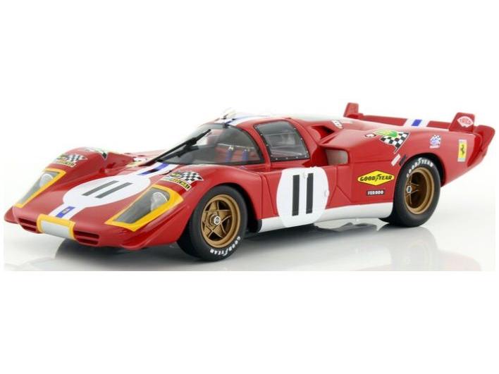 Ferrari 512S #11 4th 24H Le Mans 1970 Bucknum/Posey (Resin Collection) 1:18 Scale Werk83 Diecast Model Car-Werk83-Diecast Model Centre