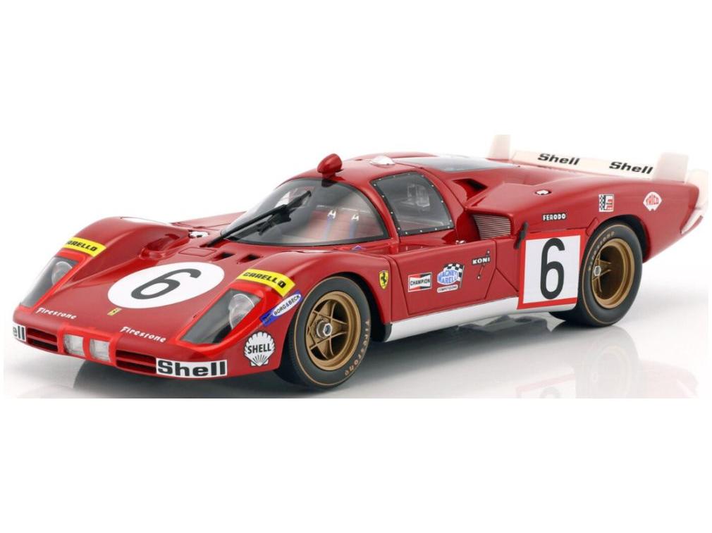 Ferrari 512S Long Tail #6 24H Le Mans 1970 Vaccarella/Giunti 1:18 Scale Werk83 Diecast Model Car-Werk83-Diecast Model Centre