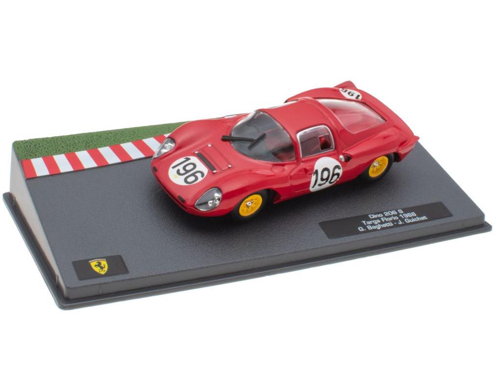 Ferrari Dino 206 S Targa Florio 1966 1:43 Scale Diecast Model-Unbranded-Diecast Model Centre