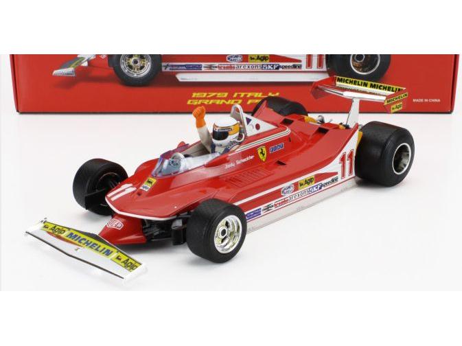 Ferrari F1 312T4 #11 Jody Scheckter Winner F1 Italian GP Monza 1979 1:18 Scale Bburago Diecast Model-Bburago-Diecast Model Centre