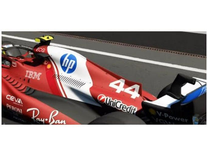 Ferrari F1 SF-25 F1Miami GP 2025 #44 Lewis Hamilton w/Case 1:18 Scale Bburago Diecast Model Car-Bburago-Diecast Model Centre