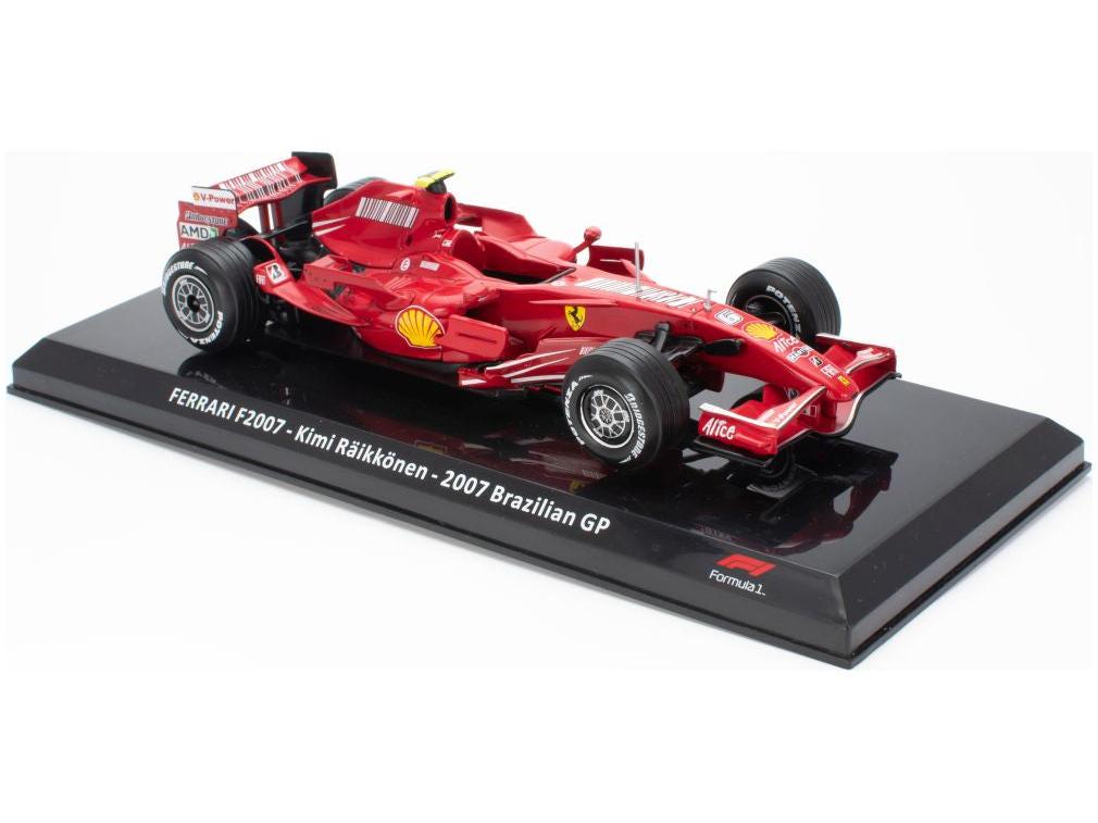 Ferrari F2007 Kimi Raikkonen F1 Brazilian GP 2007 1:24 Scale Diecast Model-Unbranded-Diecast Model Centre