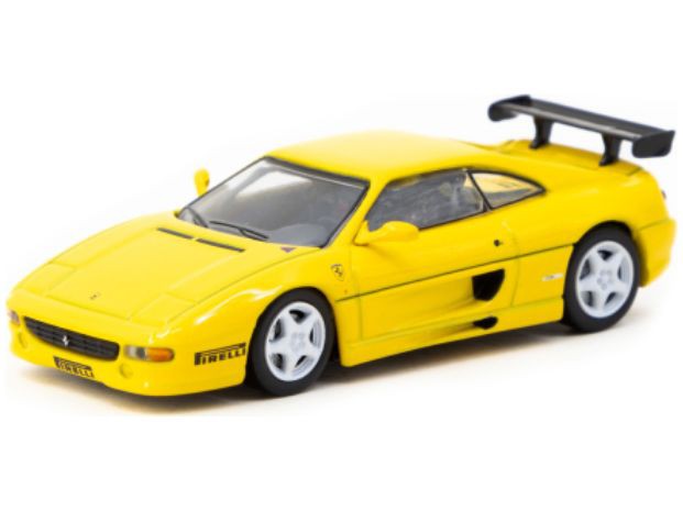 Ferrari F355 Challenge Coupe yellow - 1:64 Scale Model Car-Tarmac Works-Diecast Model Centre