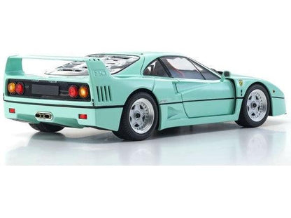 Ferrari F40 Mint Green 1987 1:18 Scale Diecast Model Car – Kyosho-Kyosho-Diecast Model Centre
