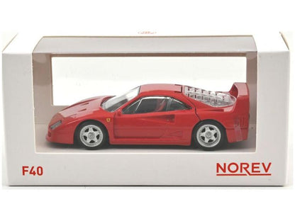 Ferrari F40 Red 1:43 Scale Norev Diecast Model Car-Norev-Diecast Model Centre