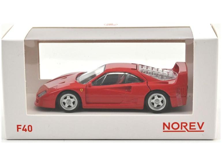 Ferrari F40 Red 1:43 Scale Norev Diecast Model Car-Norev-Diecast Model Centre