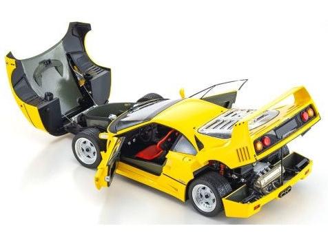 Ferrari F40 Yellow 1987 1:18 Scale Diecast Model Car – Kyosho-Kyosho-Diecast Model Centre