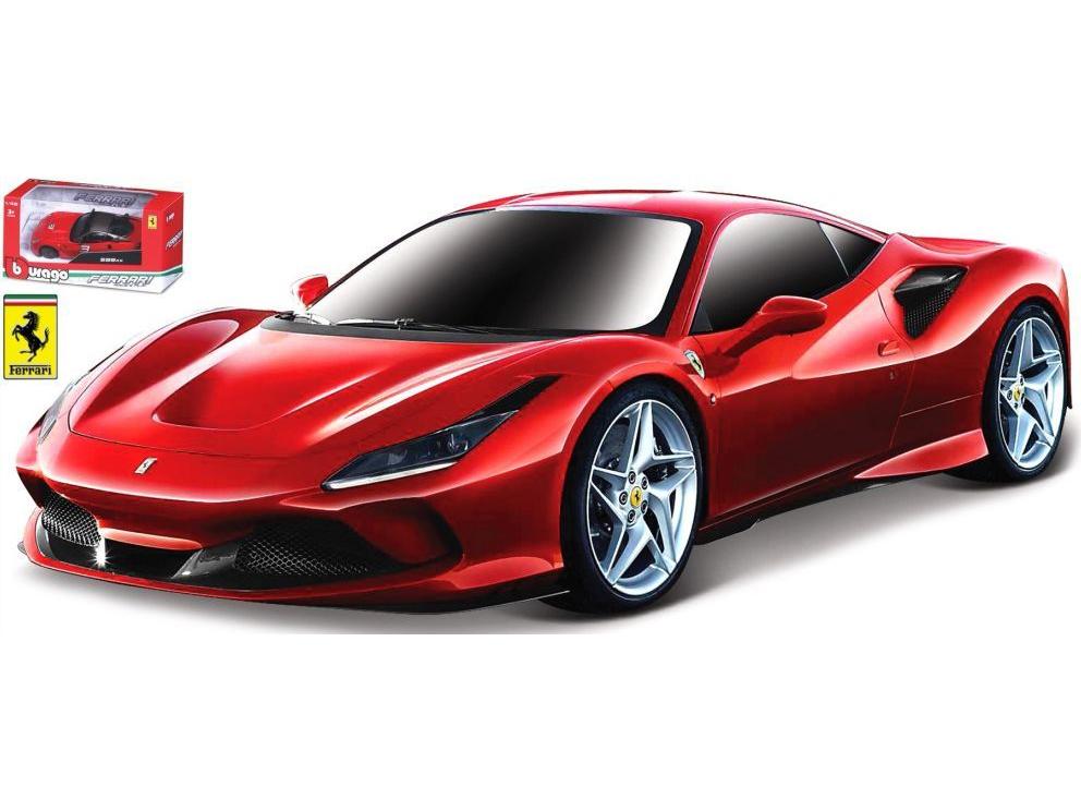 Ferrari F8 Tributo Red 1:43 Scale Bburago Diecast Toy Car-Bburago-Diecast Model Centre