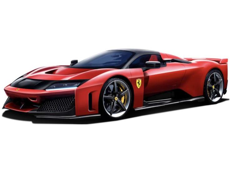 Ferrari F80 Red 1:24 Scale Diecast Model Car – Bburago-Bburago-Diecast Model Centre