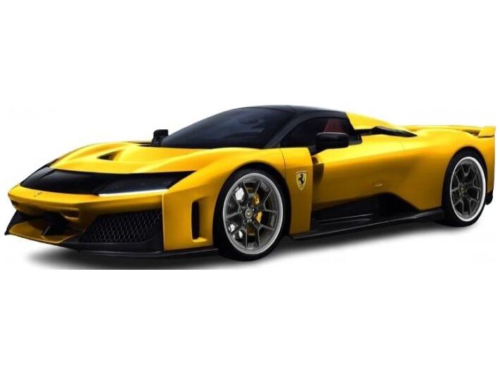 Ferrari F80 Yellow 1:18 Scale Bburago Diecast Model Car-Bburago-Diecast Model Centre