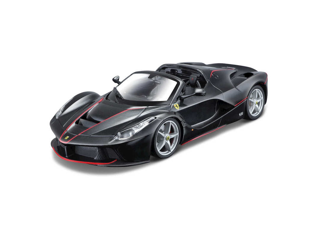 Ferrari LaFerrari Aperta black - 1:24 Scale Metal Kit-Maisto-Diecast Model Centre