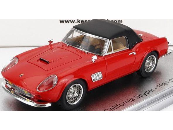 Ferrari Modena 250GT California Spider Red Top Up 1961 1:43 Scale Kess Resin Model-Kess-Diecast Model Centre