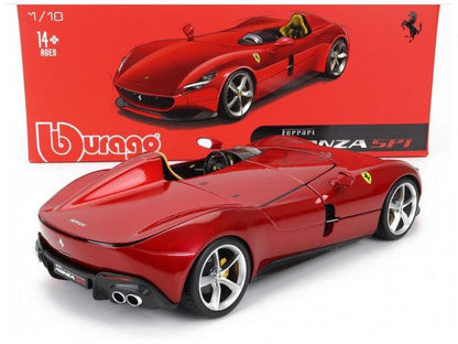 Ferrari Monza SP1 2018 red metallic - 1:18 Scale Diecast Model Car-Bburago-Diecast Model Centre