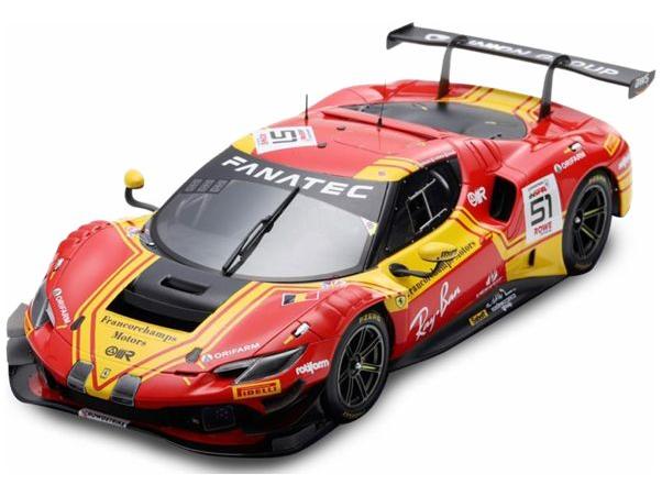 Ferrari Racing 296 GT3 1:24 Scale Bburago Diecast Model Car-Bburago-Diecast Model Centre