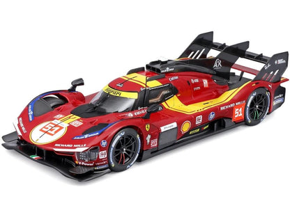 Ferrari Racing 499P AF Corse #51 Le Mans Hypercar 2025 1:24 Scale Diecast Car – Bburago-Bburago-Diecast Model Centre