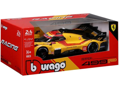 Ferrari Racing 499P AF Corse #83 Le Mans Hypercar 2025 1:24 Scale Diecast Car – Bburago-Bburago-Diecast Model Centre