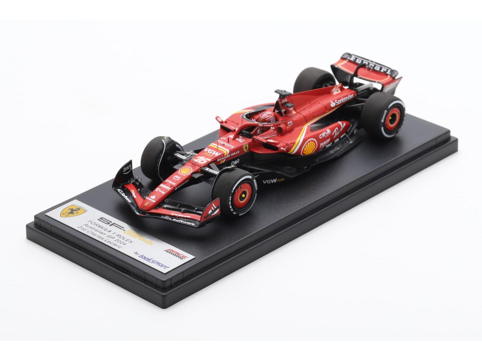 Ferrari SF-24 #16 2nd Australian GP 2024 Charles Leclerc 1:43 Scale Looksmart Resin Model Car-Looksmart-Diecast Model Centre