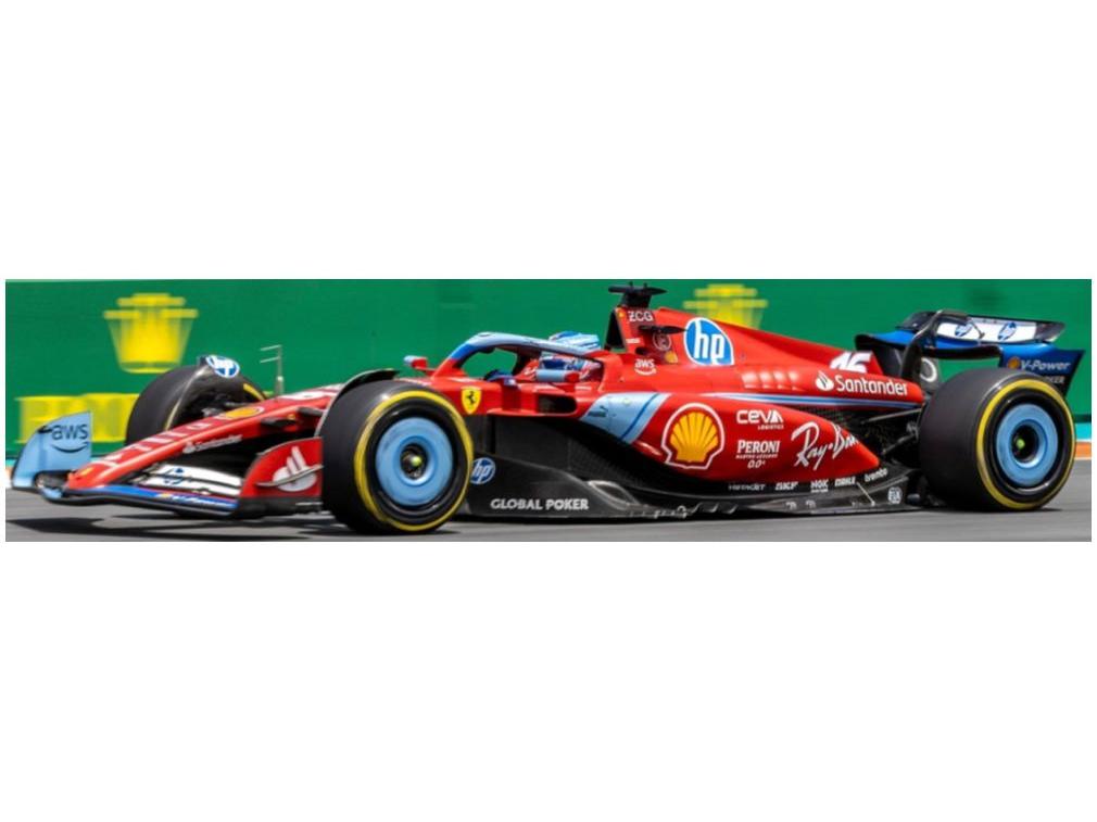 Ferrari SF-24 #16 3rd Miami GP 2024 Charles Leclerc 1:43 Scale Looksmart Resin Model Car-Looksmart-Diecast Model Centre