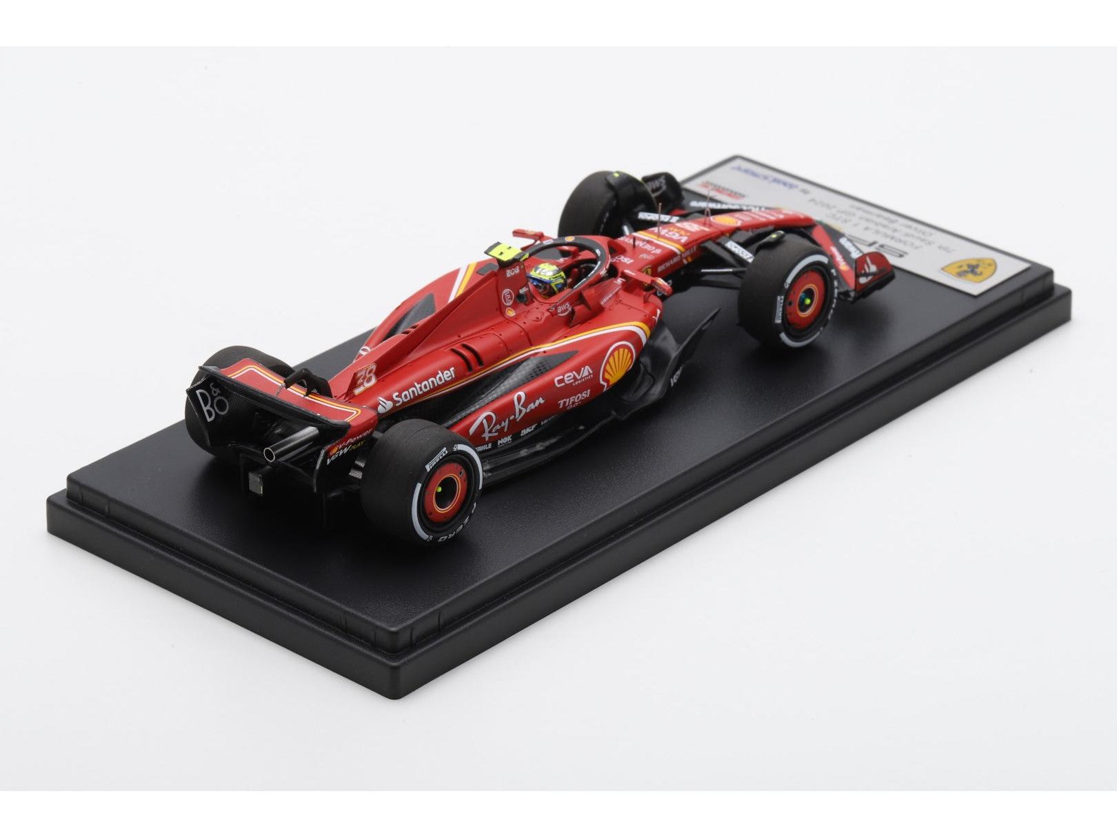 Ferrari SF-24 #38 7th Saudi Arabian GP 2024 Oliver Bearman 1:43 Scale Looksmart Resin Model Car-Looksmart-Diecast Model Centre