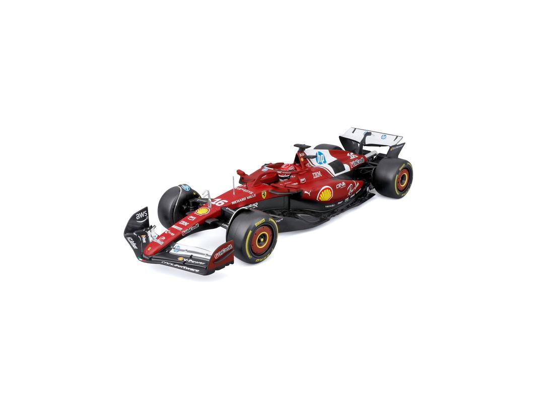 Ferrari SF-25 Charles Leclerc #16 F1 2025 1:18 Scale Bburago Diecast Model-Bburago-Diecast Model Centre