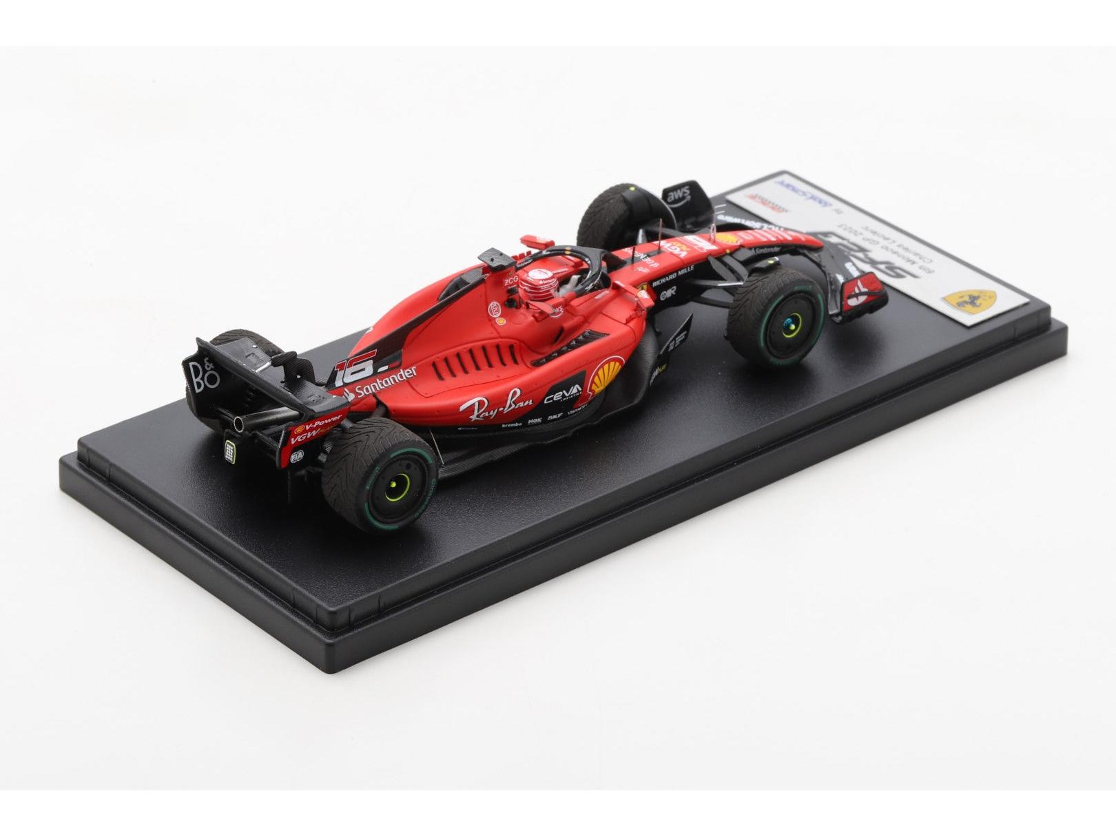 Ferrari SF23 #16 6th Monaco GP 2023 Charles Lerlerc 1:43 Scale Looksmart Resin Model Car-Looksmart-Diecast Model Centre