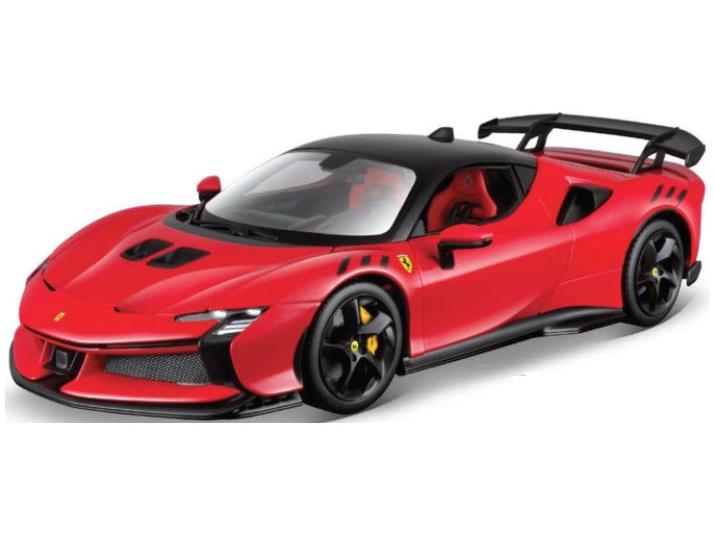 Ferrari SF90 XX Stradale Red 1:18 Scale Bburago Diecast Model Car-Bburago-Diecast Model Centre