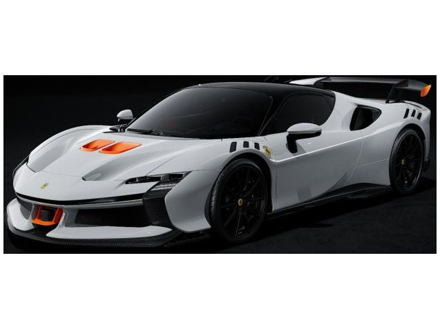 Ferrari SF90XX Stradale 2024 white - 1:18 Scale Model Car-Bburago-Diecast Model Centre