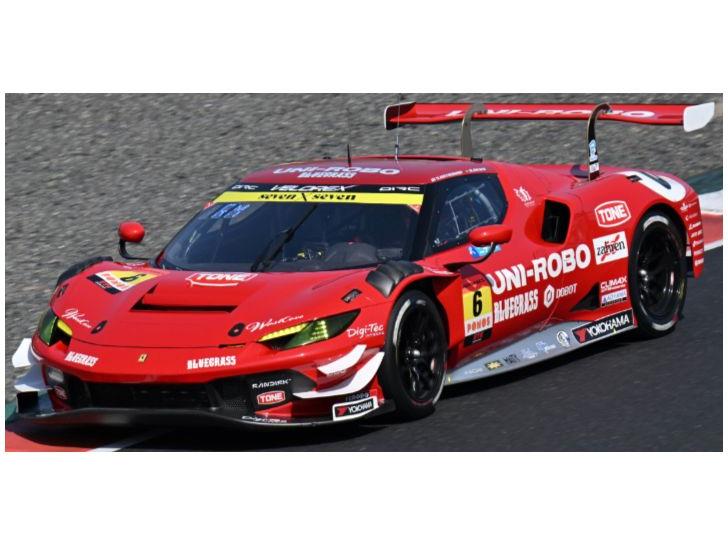 Ferrari Velorex Uni-Robo Bluegrass GT300 Super GT 2025 #6 Katayama/Merhi Muntan 1:43 Scale Resin Car – Looksmart-Looksmart-Diecast Model Centre