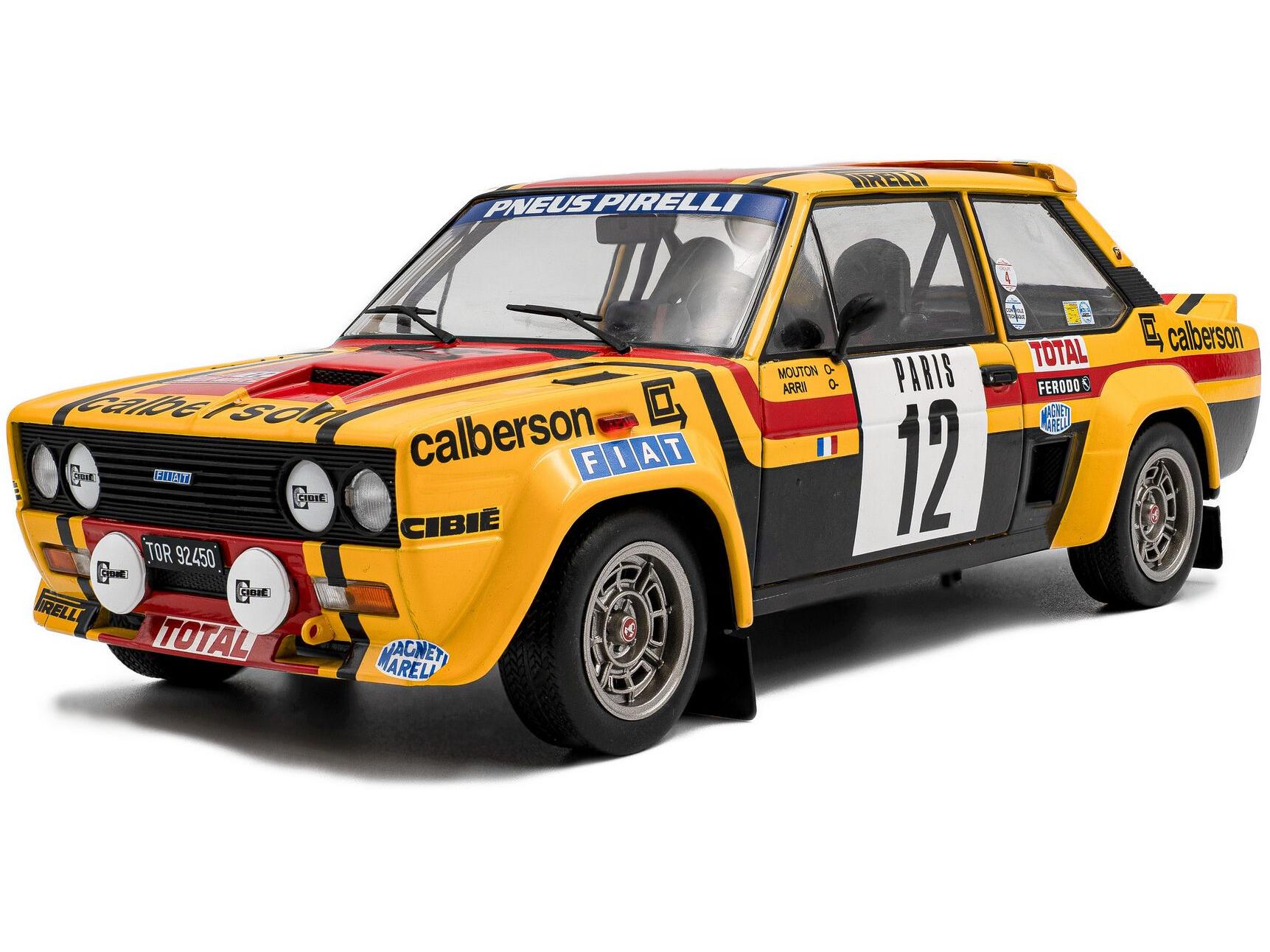 Fiat 131 Abarth #12 M.Mouton/Annie Rallye De Monte Carlo 1980 1:18 Scale Solido Diecast Model Car-Solido-Diecast Model Centre