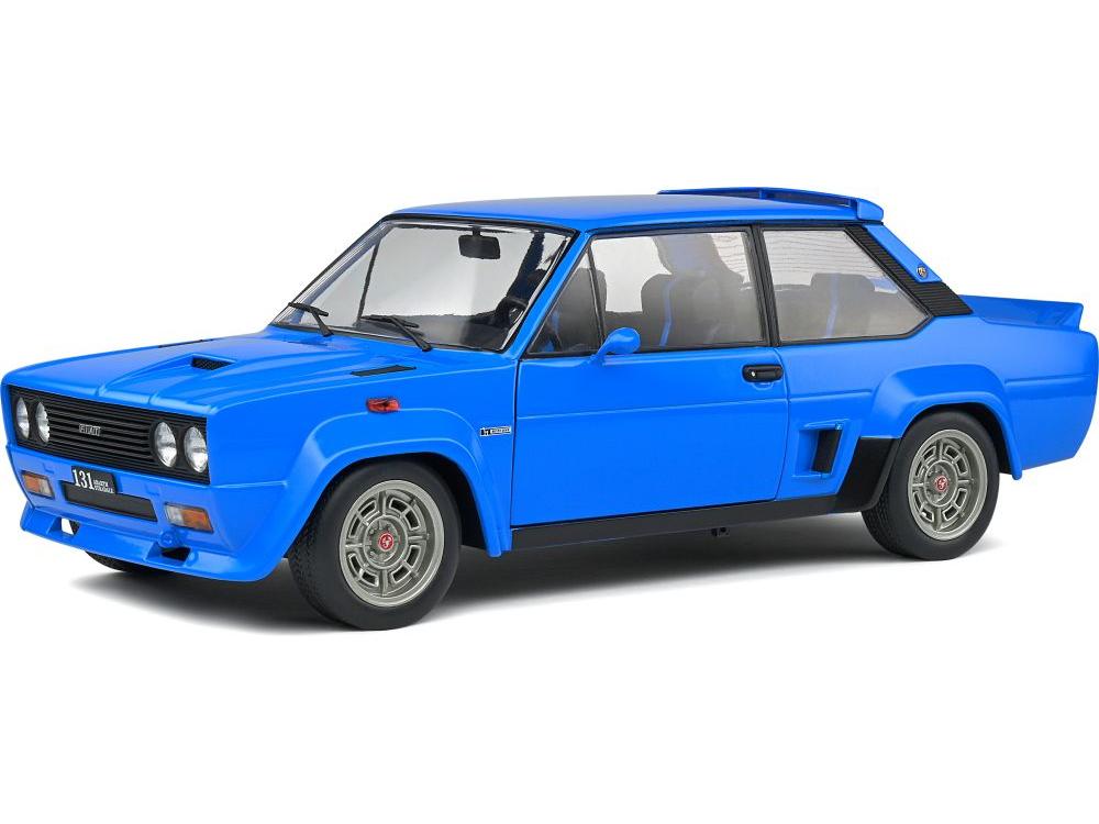 Fiat 131 Abarth 1980 Blue 1:18 Scale Solido Diecast Model-Solido-Diecast Model Centre